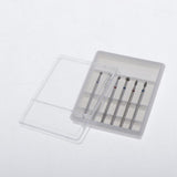 Maxbell 6pcs Diamond Nail Art Drill Bits Brush Set Manicure Polishing Head 3/32'' 04