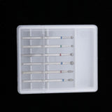 Maxbell 6pcs Diamond Nail Art Drill Bits Brush Set Manicure Polishing Head 3/32'' 04