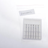 Maxbell 6pcs Diamond Nail Art Drill Bits Brush Set Manicure Polishing Head 3/32'' 04