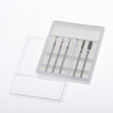 Maxbell 6pcs Diamond Nail Art Drill Bits Brush Set Manicure Polishing Head 3/32'' 07