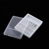 Maxbell 6pcs Diamond Nail Art Drill Bits Brush Set Manicure Polishing Head 3/32'' 07