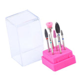 Maxbell 8X Nail File Bit Manicure Pedicure Drill Bits Manicure Tool wit Storage Case