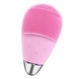 Maxbell Electric Vibrating Face Massager Deep Pore Cleansing Exfoliating Cleanser Pink