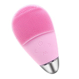 Maxbell Electric Vibrating Face Massager Deep Pore Cleansing Exfoliating Cleanser Pink