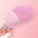 Maxbell Electric Vibrating Face Massager Deep Pore Cleansing Exfoliating Cleanser Pink