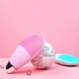 Maxbell Electric Vibrating Face Massager Deep Pore Cleansing Exfoliating Cleanser Pink