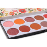 Maxbell 10 Colors Matte & Shimmering Eyeshadow Palette Eye Makeup Kit with Brush