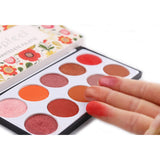 Maxbell 10 Colors Matte & Shimmering Eyeshadow Palette Eye Makeup Kit with Brush