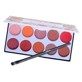 Maxbell 10 Colors Matte & Shimmering Eyeshadow Palette Eye Makeup Kit with Brush