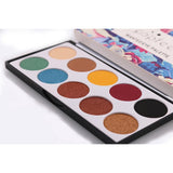 Maxbell 10 Color Matte&Shimmering Eyeshadow Palette Eye Shadow Makeup with Brush