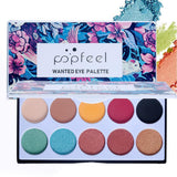 Maxbell 10 Color Matte&Shimmering Eyeshadow Palette Eye Shadow Makeup with Brush