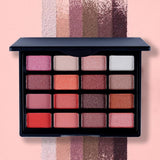 Maxbell 16 Colors Beauty Eyeshadow Makeup Palette Matte Glitter Eye Shadow Pallet 02