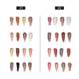 Maxbell 16 Colors Beauty Eyeshadow Makeup Palette Matte Glitter Eye Shadow Pallet 02