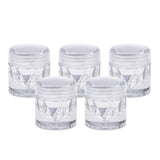 Maxbell Empty Loose Powder Case with Sifter Refillable Eyeshadow Blusher Jars 3ml Single Hole