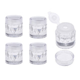 Maxbell Empty Loose Powder Case with Sifter Refillable Eyeshadow Blusher Jars 3ml Single Hole