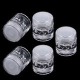 Maxbell Empty Loose Powder Case with Sifter Refillable Eyeshadow Blusher Jars 3ml Single Hole