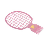 Maxbell 2 In 1 Afro Twist Hair Comb DIY Styling Hair Pick Twist Wave Curling Comb Pink