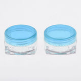 50x Empty Round Makeup Jar Pot Travel Cream Powder Cosmetic Container 5g Blue