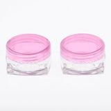 50x Empty Round Makeup Jar Pot Travel Cream Powder Cosmetic Container 5g Pink