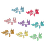 Maxbell 10Pcs PET Makeup Toner Remover Liquid Containers Travel Shampoo Bottles 10ml Light Blue