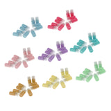 Maxbell 10Pcs PET Makeup Toner Remover Liquid Containers Travel Shampoo Bottles 10ml Light Blue