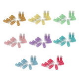 Maxbell 10Pcs PET Makeup Toner Remover Liquid Containers Travel Shampoo Bottles 10ml Light Blue