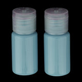 Maxbell 10Pcs PET Makeup Toner Remover Liquid Containers Travel Shampoo Bottles 10ml Light Blue