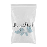 Maxbell 10Pcs PET Makeup Toner Remover Liquid Containers Travel Shampoo Bottles 10ml Light Blue