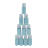 Maxbell 10Pcs PET Makeup Toner Remover Liquid Containers Travel Shampoo Bottles 10ml Light Blue