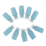Maxbell 10Pcs PET Makeup Toner Remover Liquid Containers Travel Shampoo Bottles 10ml Light Blue