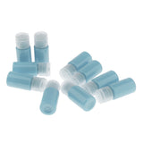 Maxbell 10Pcs PET Makeup Toner Remover Liquid Containers Travel Shampoo Bottles 10ml Light Blue