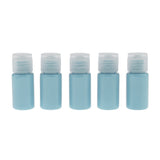 Maxbell 10Pcs PET Makeup Toner Remover Liquid Containers Travel Shampoo Bottles 10ml Light Blue