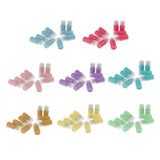 Maxbell 10Pcs PET Makeup Toner Remover Liquid Containers Travel Shampoo Bottles 10ml Light Blue