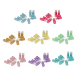 Maxbell 10Pcs PET Makeup Toner Remover Liquid Containers Travel Shampoo Bottles 10ml Light Blue