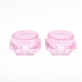 30X Cosmetic Sample Empty Containers Round Pots for Eye Shadow Powder Pink