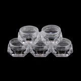 Maxbell 30 Pieces 5g Plastic Pot Jars Lotion Cream Sample Empty Container Clear