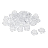 Maxbell 30 Pieces 5g Plastic Pot Jars Lotion Cream Sample Empty Container Clear