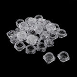 Maxbell 30 Pieces 5g Plastic Pot Jars Lotion Cream Sample Empty Container Clear