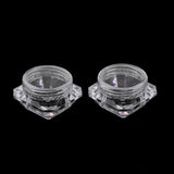 Maxbell 30 Pieces 5g Plastic Pot Jars Lotion Cream Sample Empty Container Clear