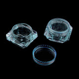 Maxbell 30 Pieces 5g Plastic Pot Jars Lotion Cream Sample Empty Container Blue