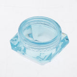 Maxbell 30 Pieces 5g Plastic Pot Jars Lotion Cream Sample Empty Container Blue