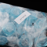 Maxbell 30 Pieces 5g Plastic Pot Jars Lotion Cream Sample Empty Container Blue