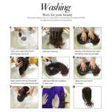 Maxbell 16'' Women Layered Fluffy Side Part Straight Wavy Cosplay Daily Party Wigs Brown