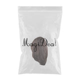 Maxbell 16'' Women Layered Fluffy Side Part Straight Wavy Cosplay Daily Party Wigs Brown