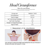 Maxbell 8" Light Brown Short Straight Human Hair Wigs Fluffy Side Part Full Wigs