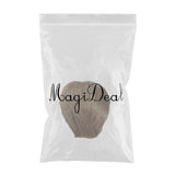 Maxbell 8" Light Brown Short Straight Human Hair Wigs Fluffy Side Part Full Wigs