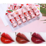 Maxbell 6Pcs/Set Lip Glaze Makeup Liquid Lipstick Gloss Moisturizing Long Lasting