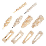 Maxbell Women Artificial Pearl Hair Clip Hairpin Wedding Bridal Barrette Accessory 01