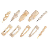 Maxbell Women Artificial Pearl Hair Clip Hairpin Wedding Bridal Barrette Accessory 01