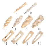 Maxbell Women Artificial Pearl Hair Clip Hairpin Wedding Bridal Barrette Accessory 01